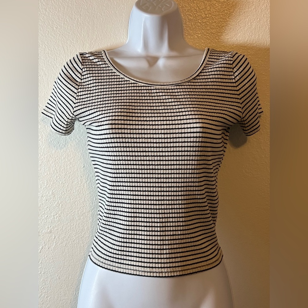 Hollister Striped Baby Tee